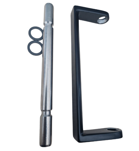 Schueco Pull Handle 269368 for Bi-fold Door AS FD 75 - Black